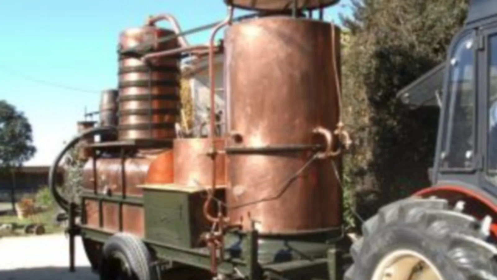 L'alambic de cuivre utilisé pour la distillation de l'Armagnac