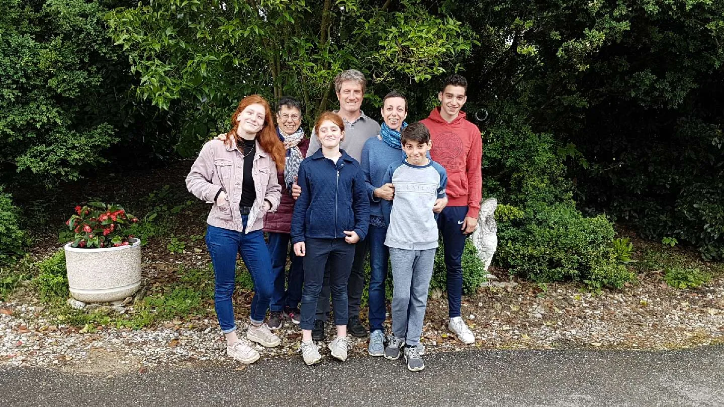 Un groupe en visite à la Ferme de Gagnet