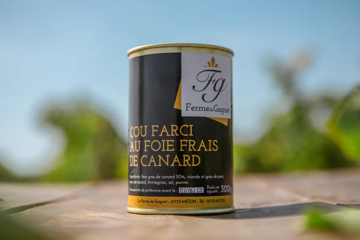 Cous farcis au foie gras — 300 g