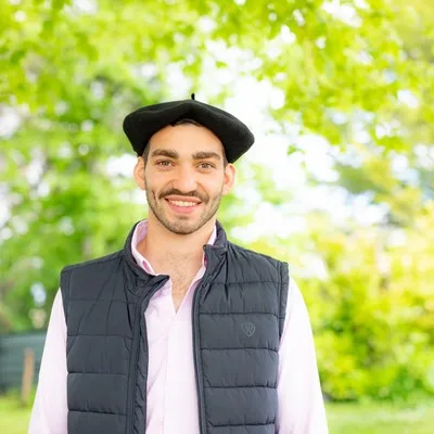 Portrait de Guillaume, le fils de marielle à la Ferme de Gagnet