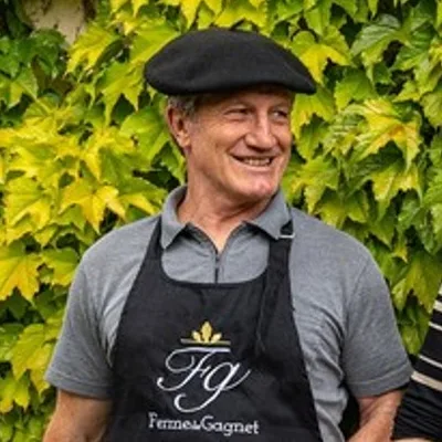 Portrait de Marc, le mari de marielle à la Ferme de Gagnet